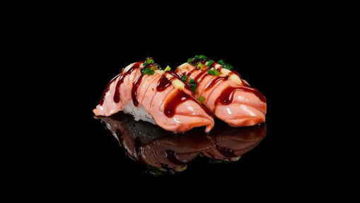 Picture of Grilled Salmon Nigiri